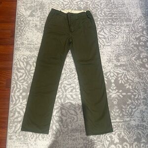 Gap straight fit Green khaki pants